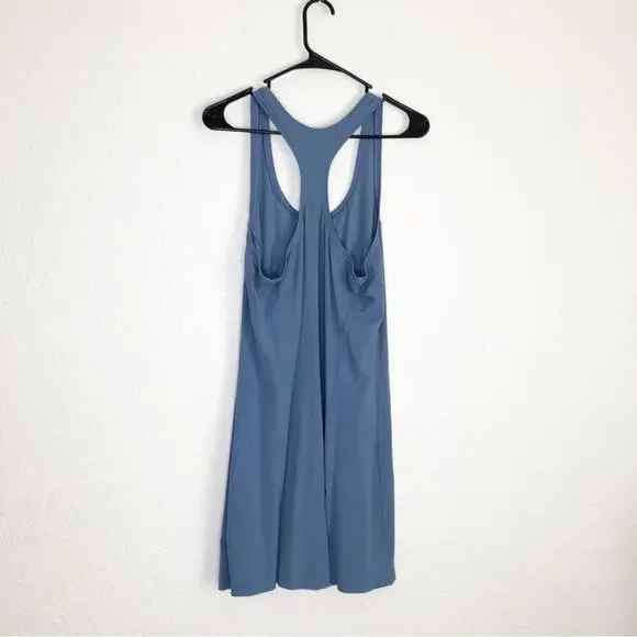 Athleta On My Way blue racerback sleeveless athletic dress size Extra Large XL - Picture 15 of 15